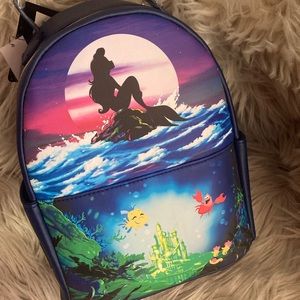 Little Mermaid Loungefly Mini Backpack